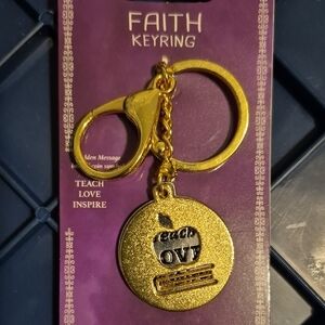 Gold Keyring
